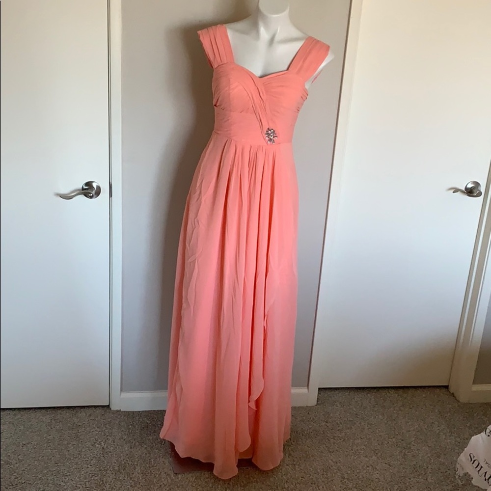 Peach Bridesmaid Dress